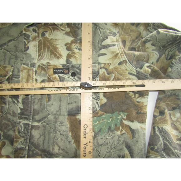 Rattlers Brand Men’s Large Camo Button-Down Shirt Hunting USA Cotton - Picture 5 of 7